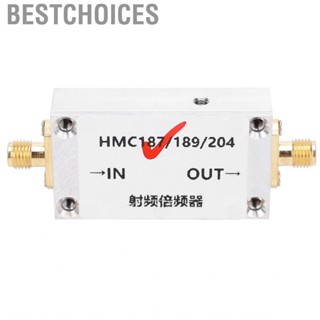 Bestchoices Frequency Doubler Multiplier Aluminium Alloy 1.7‑4GHz Output HMC187 Audio for Shortwave Indoor Use TV