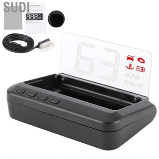 Sudi instrument panel gauge speed 3in Multifunctional Head Up Display HUD  Speed Water Temperature Voltage OBD