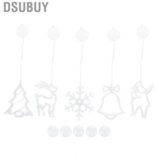 Dsubuy 5X/Set Christmas  Certain Light Decoration Window Hanging Elk Tree String HOT