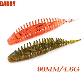Darby เหยื่อหนอนปลอม ซิลิโคนนิ่ม 5 ซม. อุปกรณ์เสริม สําหรับตกปลาเทราท์