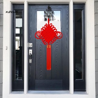 Xz จี้โบว์ ผ้ากํามะหยี่ สีแดง นําโชค สําหรับตกแต่งวันตรุษจีน