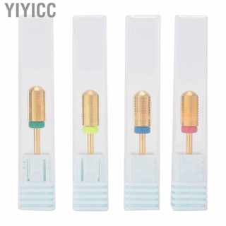 Yiyicc 4pcs Art Nail Tools Drill Bits Polishing Grinding Sanding Heads