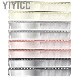 Yiyicc 2pcs Professional Stainless Steel Haircut Comb Salon Hairdressing Styling T