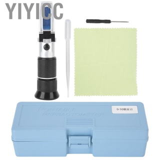 Yiyicc Refractometer Sugar Concentration Meter Densitometer 0‑50% Tester US