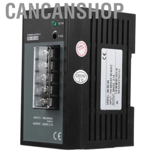 Cancanshop Din Rail Power Supply SK‑50‑24 Mini 50W 24V Switching Source AC100‑240V