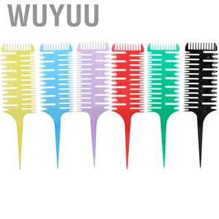 Wuyuu 6pcs Fashionable Comb Styling 9.8x2.6in 24.8x6.5cm