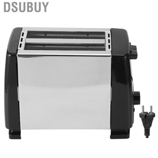 Dsubuy 650-850W Automatic Bread Toaster Baking Breakfast Machine Stainless Steel 2 Slice Cooking EU Plug 220 - 240V