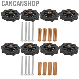 Cancanshop 2 Sets 3D Printer Spring Leveling Kit M4 Nut Screw With Fit For