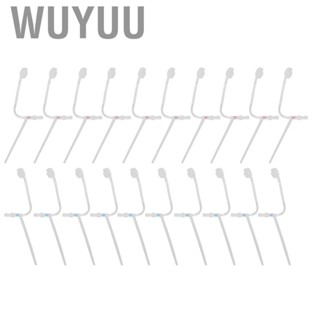 Wuyuu 20pcs 107 Hearing Replacement Tubes for Left Right Ears Aid  Tube Accessory