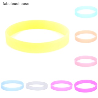 [fabuloushouse] สายรัดข้อมือยางซิลิโคนเรืองแสงในที่มืด