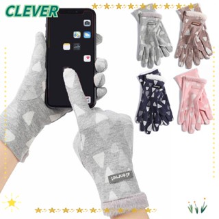 Clever ถุงมือ แบบเต็มนิ้ว สัมผัสหน้าจอได้ สําหรับขี่จักรยาน กลางแจ้ง