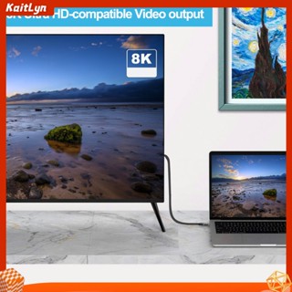 &lt;Kaitlyn&gt; สายชาร์จเร็ว และสายเคเบิลส่งข้อมูล 4k 4k ความละเอียดสูง Type-c สําหรับ Android 240w Pd 8k Hd เข้ากันได้กับโทรศัพท์มือถือ วิดีโอ