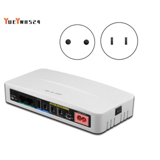 『yueywh524』แบตเตอรี่สํารอง 5v 9V 12V 24V Mini UPS POE 11000MAh สําหรับเราเตอร์ WiFi CCTV (ปลั๊ก US)