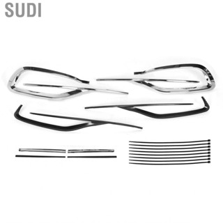 Sudi Front Bumper Decorative Frame 8Pcs/Set Face Trim Bar Strip Fit for E‑Cass Maybach 2016‑2020