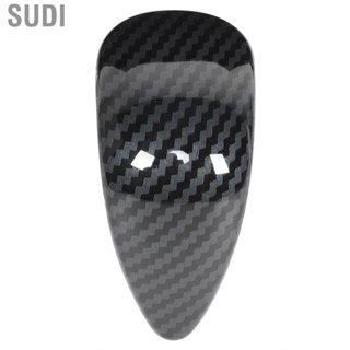 Sudi Console Shift Knob Trim Gear Head Cover Carbon Fiber Style Fit for Sienna 2015‑2020