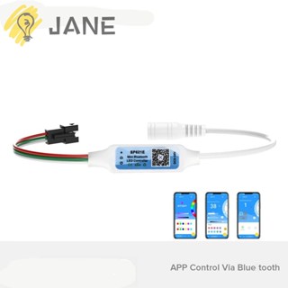 Jane ตัวควบคุมไฟบลูทูธ DC5-24V SP621E Piexls 3 PIN LED สําหรับ WS2812B WS2811