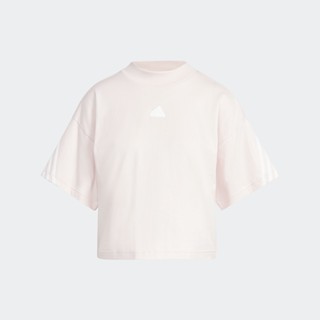 adidas ไลฟ์สไตล์ เสื้อยืด Future Icons 3-Stripes ผู้หญิง สีชมพู IB8520