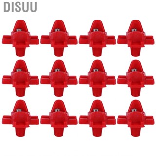 Disuu Water Nipples - 12PCS Automatic Poultry Drinking Waterer Drinker for Chicken Quail Farm Supplies