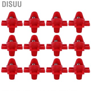 Disuu Water Nipples - 12PCS Automatic Poultry Drinking Waterer Drinker for Chicken Quail Farm Supplies