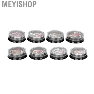 Meyishop 8x Christmas Nail Art Rhinestones Alloy Rivet Beads Decoration Manicure To.