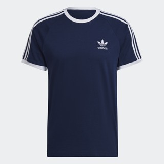 adidas ไลฟ์สไตล์ เสื้อยืด Adicolor Classics 3-Stripes ผู้ชาย สีน้ำเงิน HK7279