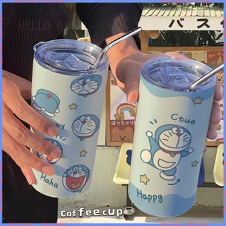 [สินค้าอนิเมชั่น ✌🏻Limited Cup] แก้วกระติกน้ําร้อน เก็บความร้อน เก็บความร้อน ความเย็นสูง ลายการ์ตูนโดราเอมอน สําหรับออฟฟิศ