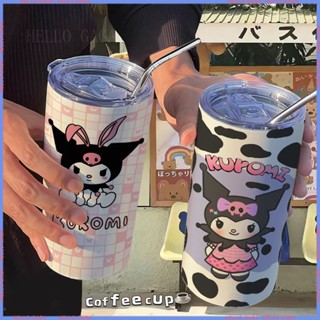 [สินค้าแอนิเมชั่น🥤 Limited Cup] Kuromi Sanrio กระติกน้ําร้อน สเตนเลส ลายการ์ตูน ทนความร้อนสูง สําหรับออฟฟิศ