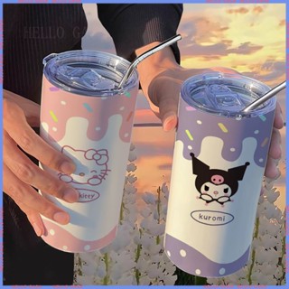 [Animation Peripheral 🥤Limited Cup] กระติกน้ําร้อนสเตนเลส ลายการ์ตูนแมวคุโรมิ แบบพกพา เก็บความร้อน เก็บความเย็นได้ คุณภาพสูง สําหรับผู้ชาย และผู้หญิง