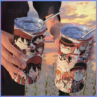 [Anime 🥤Limited 🥤Water Cup] Bungo Stray Dog กระติกน้ําร้อนสเตนเลส แบบพกพา พร้อมหลอดดูด