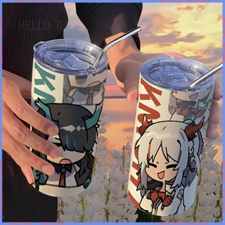 [Anime 🥤Limited 🥤Water Cup] Tomorrows Ark Q Version กระติกน้ําร้อนสเตนเลส พร้อมหลอดดูด แบบพกพา คุณภาพสูง สําหรับผู้หญิง