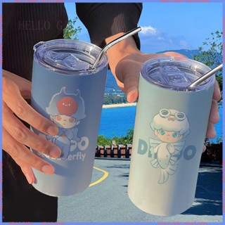 [Anime 🥤Limited 🥤Water Cup] กระติกน้ําร้อน พร้อมหลอดดูด แบบพกพา คุณภาพสูง สําหรับนักเรียน