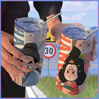 🥤Animation Peripheral Limited Water Cup🥤กระติกน้ําร้อน สเตนเลส 30,000 Miles คุณภาพสูง สําหรับออฟฟิศ