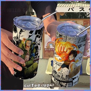 🥤สินค้าแอนิเมชั่น Limited Water Cup🥤Luffy Sauron กระติกน้ําร้อนสเตนเลส คุณภาพสูง สําหรับออฟฟิศ