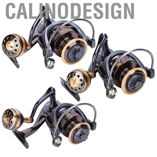 Calinodesign DEUKIO Fishing Reel All Metal Spinning Wheel 4+1BB 5.0:1 Long Shot Spool SW2000-SW7000