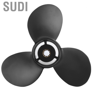 Sudi Outboard Propeller 10 Spline Tooth 3 Blades 58100-93743-019 9 1/4 x 11 Fit for Suzuki 9.9-15HP