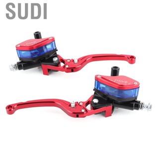 Sudi Brake Lever Motorcycle 7/8in Hydraulic Clutch Set with Master Cylinder Reservoir for