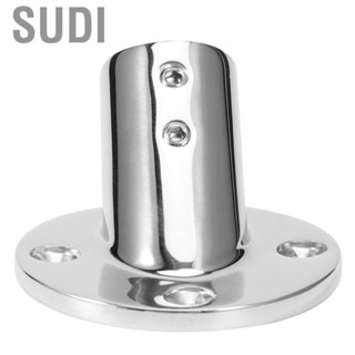 Sudi Hand Rail Fitting  45 Degree Round Tube Base Railing 316 Stainless Steel Marine Boat Hardwares