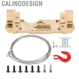 Calinodesign RC Car Brass Front Servo Stand Mount Winch Wheel Part Fit For TRX4 1/10