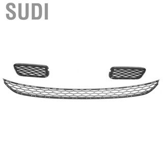 Sudi 3Pcs Front Bumper Lower Grill Set Grille Cover Fit for Maserati Quattroporte 2014‑2017