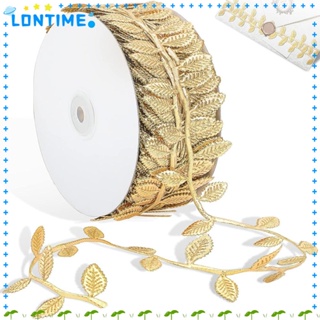 Lontime ริบบิ้นโพลีเอสเตอร์ สีทอง 54.6 หลา 1.7 นิ้ว สําหรับตกแต่งงานแต่งงาน