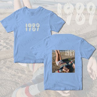 ใหม่ TAYLOR SWIFT 1989 THE ERAS TOUR เสื้อยืดลําลอง ผ้าฝ้าย แขนสั้น คอกลม สําหรับผู้ชาย และผู้หญิง 2023