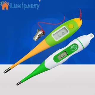 Lumiparty เครื่องวัดอุณหภูมิอิเล็กทรอนิกส์ หน้าจอ Lcd กันน้ํา ความแม่นยําสูง สําหรับหมู สุนัข วัว แกะ