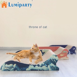 Lumiparty แผ่นกระดาษลูกฟูก ป้องกันรอยขีดข่วน ที่ทนต่อการสึกหรอ สําหรับสัตว์เลี้ยง แมว