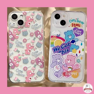 เคสโทรศัพท์มือถือ Tpu ลายการ์ตูนหมีน่ารัก สีรุ้ง สําหรับ Infinix Hot 12 11 10 9 Play Smart 5 4 6 Plus Hot 10 Lite 12i 20 12pro 11s 8 20s 10s Nfc Note 12 11 10 Pro 12 2023 เคส