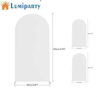 Lumiparty ฝาครอบฉากหลัง ทรงกลม สองด้าน สําหรับตกแต่งงานปาร์ตี้วันเกิด งานแต่งงาน งานเลี้ยง เจ้าสาว