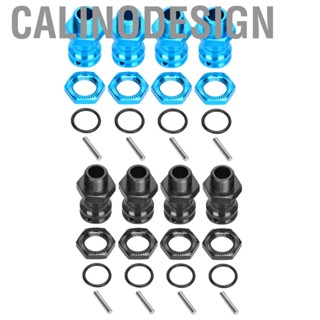 Calinodesign RC Wheel Extension Adapter  4Pcs Durable Aluminum Alloy 1:8 Scale  Crawler 17mm Hex 23mm 1/8 Car Replacement Accessory