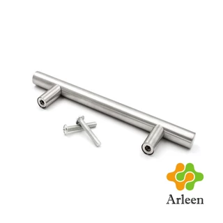 Arleen มือจับประตู ตู้ ลิ้นชัก วัสดุสแตนเลสสีขาว สไตล์นอร์ดิก มีหลายขนาด cabinet handle