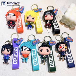 Timekey พวงกุญแจ จี้ฟิกเกอร์การ์ตูนอนิเมะนินจาน่ารัก เหมาะกับของขวัญวันเกิด สําหรับผู้หญิง และผู้ชาย I6N3