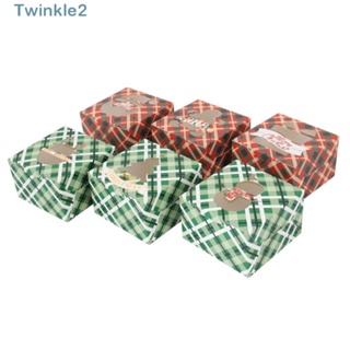 Twinkle กล่องของขวัญคริสต์มาส 24 ชิ้น สําหรับคุกกี้ กระดาษ ซานตาคลอส