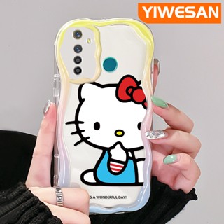 เคสโทรศัพท์มือถือใส แบบนิ่ม ลายการ์ตูนคิตตี้ กันกระแทก สําหรับ Realme 5 5i 5s 5 Pro 6i Narzo 20A Q